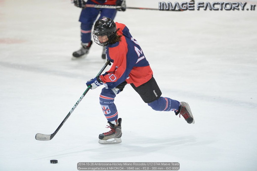 2014-10-26 Ambrosiana-Hockey Milano Rossoblu U12 0744 Maeve Tealdi